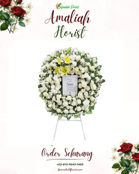 Krans Bunga Duka Badran Sari
