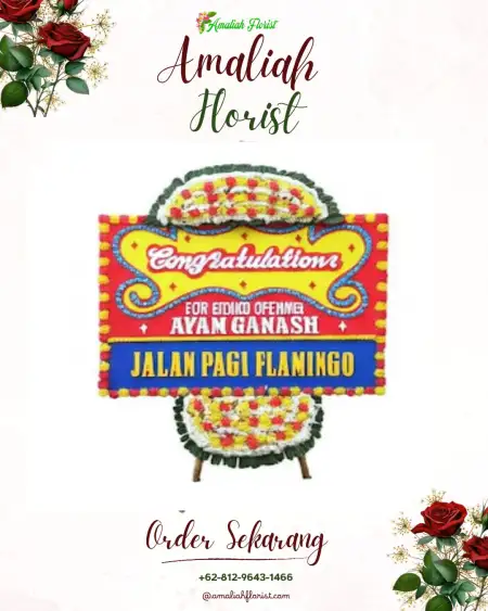 Sewa Papan Bunga Badran Sari
